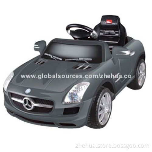 6V Mercedes-Benz brand Licensed Electric RC Ride-on Car Toy with Music, Light, Horn and MP3 Function